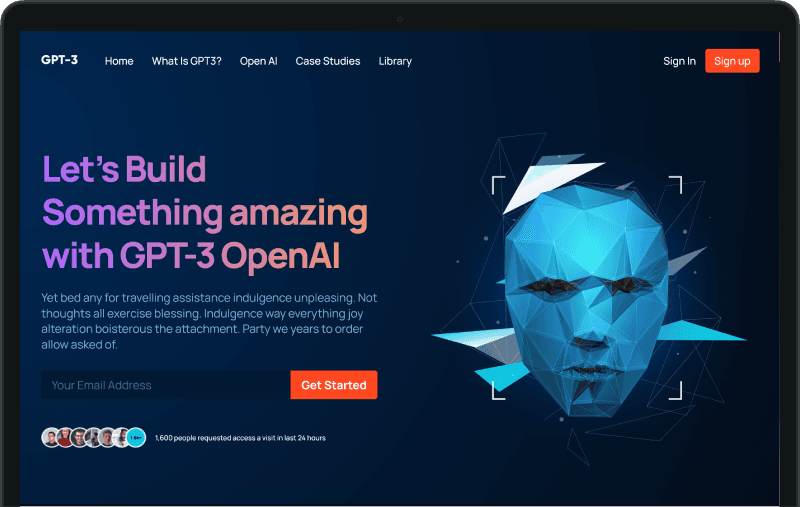 GPT-3 Landing Page