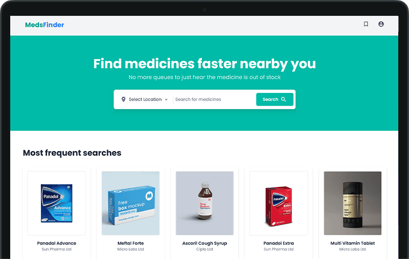 MedsFinder - Find Medicines Nearby You